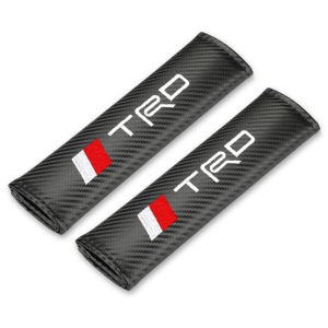【COD&Ready Stock】2pcs Car Shoulder Sheath Safety Seat Belt Cover Universal Car Seat Belt Cover Carbon Fiber for TRD Car Seat Belt Shoulder Pads Strap Seat Belt Covers Shoulder Pads Harness Pad Car Shoulder Protector Strap Pad Cushion