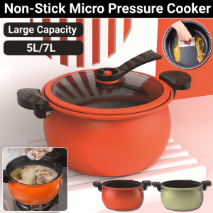 New Non-Stick Micro Pressure Cooker Multifunction Pumpkin Pot Scratch Resistant Cooking Pot Soup Stew Pot 微压锅 南瓜锅