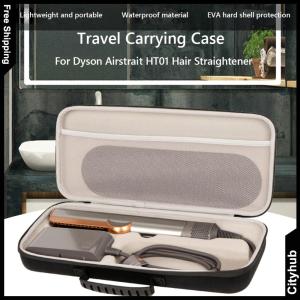 EVA Hard Storage Case Anti-Scratch Zipper Bags Dust-Proof Travel Carrying Box for Dyson Airstrait HT01 Hair Straightener