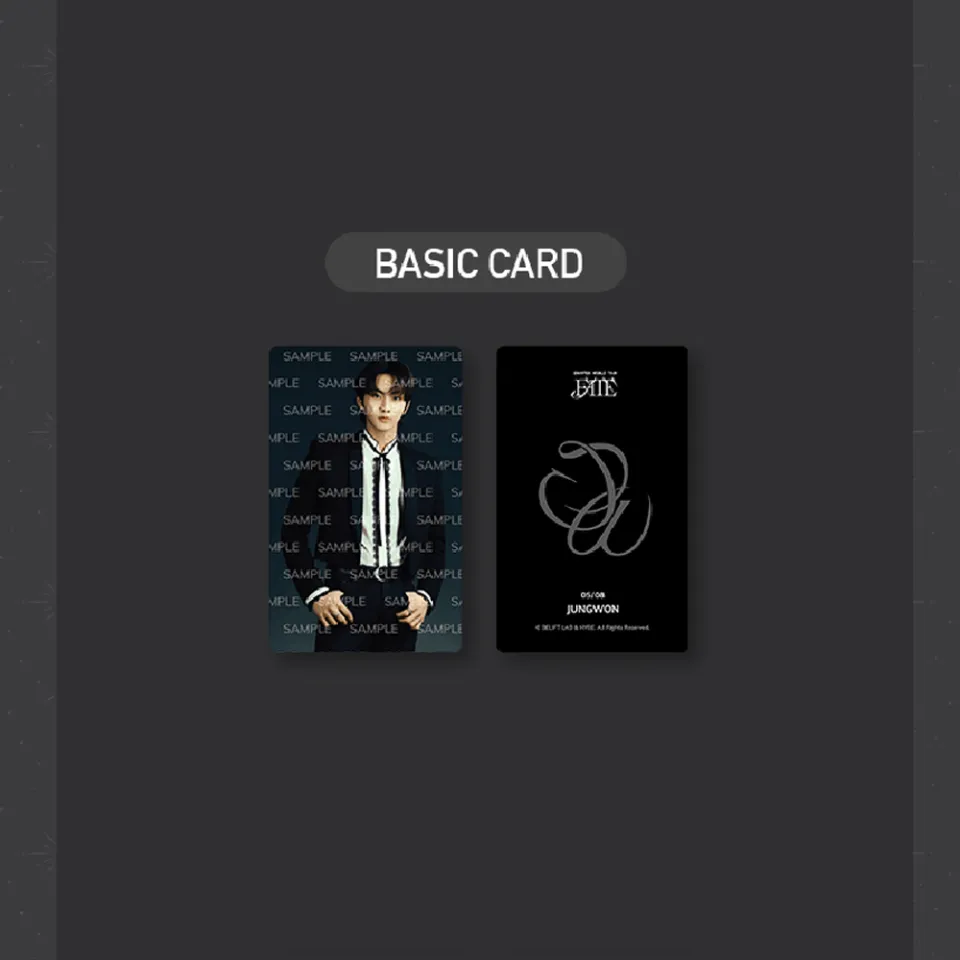 ENHYPEN - World tour FATE Trading Card Set Kpopmerch Enhypen