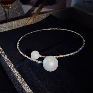 [COD] ZNPNXN Fashion Simple Simulated Bridal Jewelry sets Adjustable Necklace Bracelet For Women Wedding Jewelry Gift