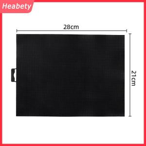 Heabety Tấm nhựa 14 đếm nhựa lưới vải nhựa Cross Stitch vải mắt lưới cho thêu DIY Thủ công mỹ nghệ Đan