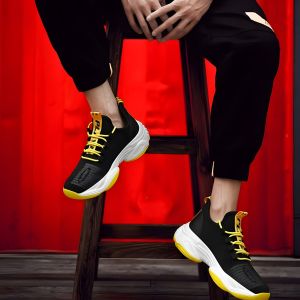 Korean Version Vulcanized Muffin Jogging Shoes for Couples - Men and Womens Casual Sports Shoes