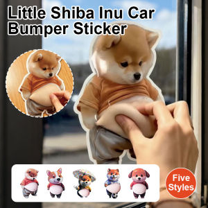 🚗[Prevent Scratches &amp Dents]Shiba Inu Anti Collision Sticker/Cute Shiba Inu Car Sticker/Scratch Proof Bumper Guard/3D Car Door Protection Sticker/Impact Absorbing Door Guard/小柴狗汽车防撞贴纸