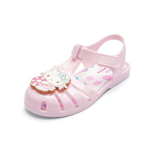 balabala Girls Sandals Soft Sole Anti-Slip Beach Shoes Summer Style