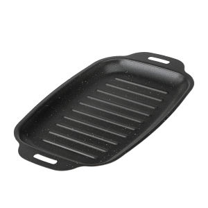 Barbecue Grill Tool Outdoor Camping Family Commercial Fish Pan/Rectangular NonStick Maifan Stone Even Heat/BBQ Lovers/Party