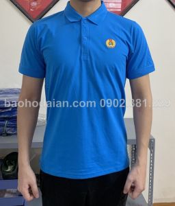 Áo thun công đoàn vải poly cá sấu thái