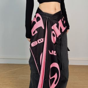 MODERNLUX Widen Jazz Dance Belt Waist Seal Women Waistband Hip-hop Scarf Fashion Harajuku Hip Scarf for Jazz Dance