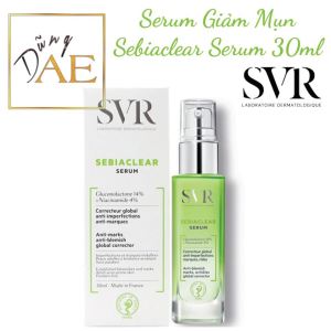 Serum SVR Sebiaclear Serum 30ml Giảm Mụn Thông Thoáng Lỗ Chân Lông Làm Mềm Mịn Da