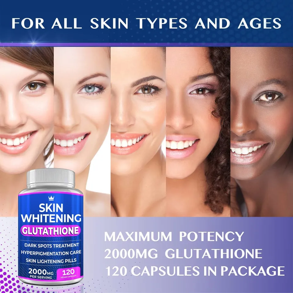 Skin Whitening Glutathione 2000mg Vi n u ng l m s ng da gi m