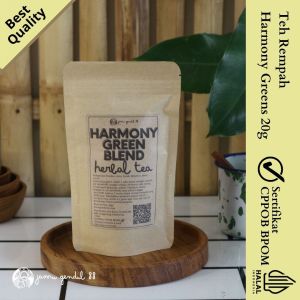 Harmony Greens Tea - Godong Ayu - Teh Rempah Rimpang Herbal - Herbal Blend by JamuGendul88 Pouch20gr