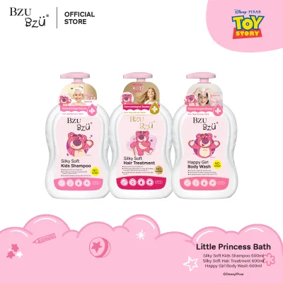 BZU BZU Little Princess Bath Bundle (Toy Story Silky Soft Shampoo + Hair Treatment & Happy Girls Body Wash)