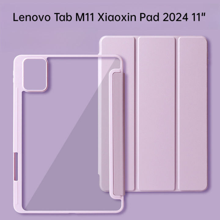 For Lenovo Tab M11 Case Cover Multi-folding Stand Clear Back Magnetic Tablet For Lenovo Xiaoxinpad Xiaoxin Pad 2024 11 Inch Case Buy Cheaply On - View #6