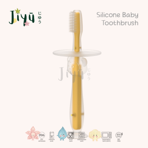 JIYU [JB-039] Silicone Baby Toothbrush / Sikat Gigi Bayi Silikon BPA FREE