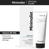 Minimalist 10% Vitamin B5 Oil-Free Lightweight Face Moisturizer with Zinc For Oily & Acne Prone Skin | For Women & Men | 50 gm