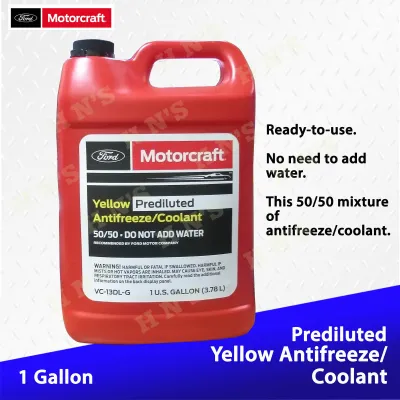 Motorcraft Yellow Prediluted Antifreeze/Coolant - 1 Gallon