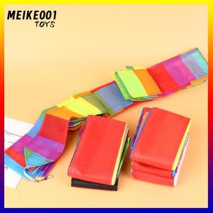 MEIKE001 ว่าวหางว่าวสีรุ้ง10ม. 15ม. ว่าวสามเหลี่ยมของเล่นสำหรับเล่นว่าวผาดโผน