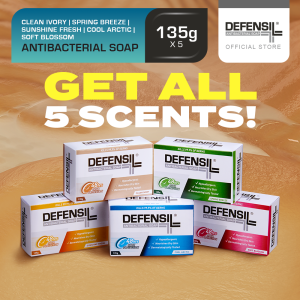 Defensil Antibacterial Soap 135g (Mixed - Set of 5)