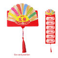 Chinese Red Envelopes Packet 6 Card Slot Folding Money Envelopes Blessing Hong Bao With Hot Stamping Tassels Design Red Card Money Packets For Wedding Birthday Friend Lover Gift -livinghealthy. 
