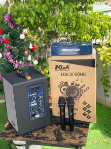 Loa karaoke di động MTMAX CX08VN - 200W bass20 kèm 2 Micro PIn sạc sử dụng lâu 4-5h liên tục