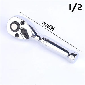 72-Tooth Mini Ratchet Wrench Set 1/4 3/8 1/2 – Quick Socket Spanner Short Handle Repair Tool