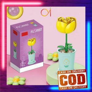 AI-M344 Mainan Edukasi DIY Florist Tanaman Pot Building Block Nano Bricks / Balok Susun Pot Bunga