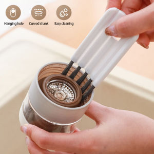 BC Multifunctional Flexible Gap Brush Cup Cover Groove Bottle Gap Brush Household Soft Bristles Cleaning Brush Kitchen Tool