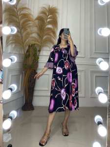 LAURA DRESS / MOTIF TERBARU / DRESS RAYON PREMIUM