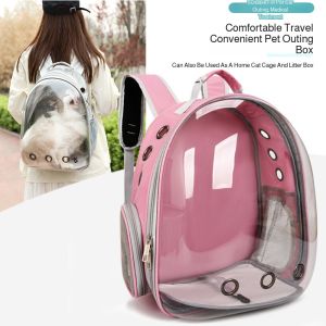 Pet Products Stable and Wear-resistant Pet Backpack Free Time Transparent Portable Space Lightening Design
