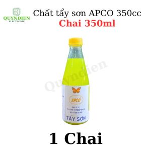 Chất Tẩy Sơn Kim Loại Nhựa Tường – Dung Dịch Tẩy Sơn APCO 350ml chữ Trắng - Linh kiện Quỳnh Diễn