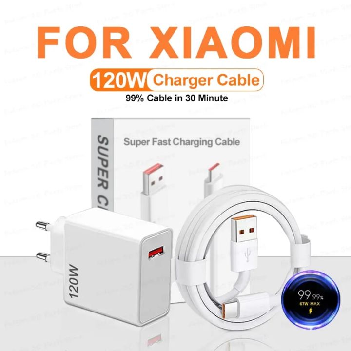 Original 120W Fast Charger For Xiaomi Mi 13 Ultra Pro Lite USB Charger ...