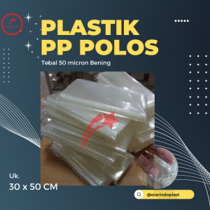 Plastik PP Tebal 05 30x50 Kantong Bening Snack Keripik