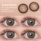 【COD&NEW Arrivals】Magister Contact Lens 1Pair=2Pcs 6 Months Disposable Contacts Lens Soft 14.0mm~14.5mm(0.00 No Degree)