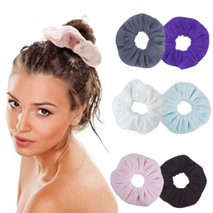 Khăn lau tóc scrunchies cột tóc sợi nhỏ cho tóc ướt buộc tóc đuôi ngựa lớn khô scrunchies sấy tóc scrunchies