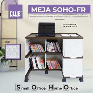 MEJA KERJA MEJA BELAJAR PLASTIK SOHO CLUB [CLBBOX]