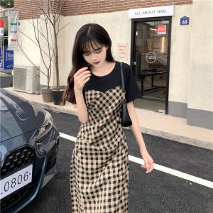 ชุดกระโปรงยาว เดรสผู้หญิงคอกลม ใส่เที่ยว ออกงานกิจกรรมต่างๆ