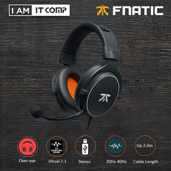 Fnatic Gear REACT e Sport Performance Gaming Headset