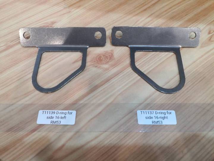 TECLICE D-RING FOR SIDEMOUNT BCD BEAVER-TAIL SIDE 16 - LEFT & RIGHT ...