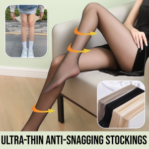 Control Top Pantyhose With Reinforced Toes Ultra-Thin Anti-Snagging Stockings Pantyhose Concealer Modify Leg Shape