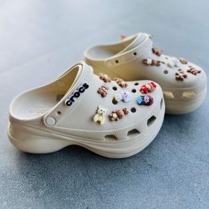 Dép sục cross BAE đế cao 8cm cho nữ hàng xuất xịn full box tặng 10sticker màu ikem