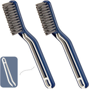 2Pcs Crevice Cleaning Brush Hard Bristle for Bathroom Tiles Kitchen Grout