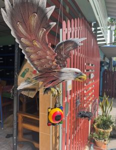 ไล่นก อุปกรณ์ไล่นก เหยี่ยวไล่นก ไล่นกพิราบ ไล่นกกระจอก รุ่นใหม่ ทนทาน เทคนิคไล่นกแบบธรรมชาติ( แถมอุปกรณ์แขวนครบชุด )มีแบบกันน้ำกันฝน