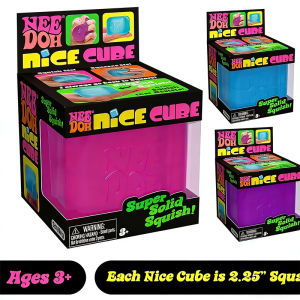 SG Ready Stock NeeDoh Nice Cube Squishy Fidget Toy Nice Ice Baby Sensory Stress Relief Squeeze Gift for Kids Adult Gifts