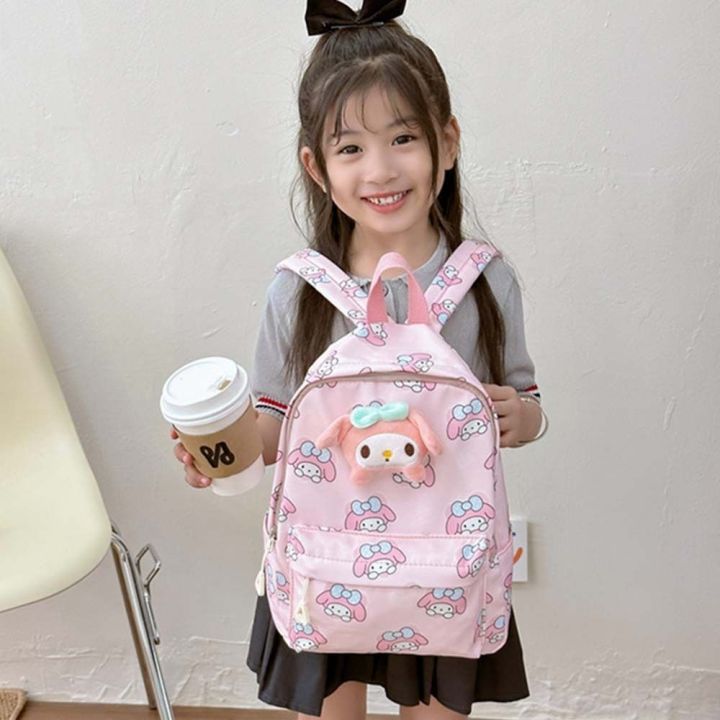 TANGG Kitty Cat Cartoon Kuromi Melody Backpack Plush Doll Cinnamoroll