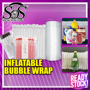 1M Inflatable Bubble Wrap Balut Gelembung Udara Inflatable Air Packaging Air Bubble Packaging Wrap