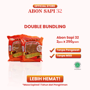 Paket Double Abon 32 250 gr (500gr) Asli Premium Lezat Tanpa Pengawet