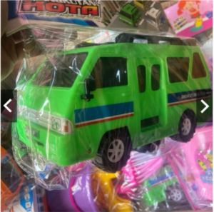 Mainan Mobil ANGKUTAN KOTA ada Musik Mobil Kendaraan Transportasi Umum Miniatur OK GAS Bisa di tarik