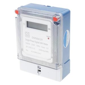 Wall Mount LCD Single Phase Digital kWh Meter Electric Meter For Home Use For Monitoring Energy Usage Saving Space