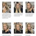 Heatless Curling Rod Headband No Heat Silk Ribbon Curling Rod Hair Roller Curls with Hair Claw Clip Lazy Natural Soft Wave DIY Hair Rollers Styling Tool for Sleep in Overnight. 