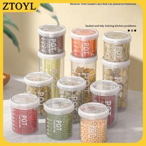 ZTOYL Nhà bếp hạt kín container trong suốt Snack lưu trữ container chống ẩm ngũ cốc và hạt kín lưu trữ thùng hộp